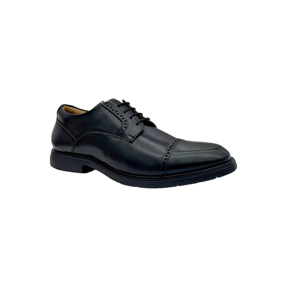 Thomas & Vine Men's Kendrick Cap Toe Oxfords Black - Medium